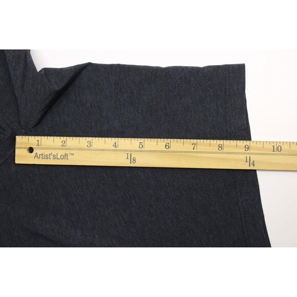 Lululemon Pace Breaker Short Heathered Texture Printed Gray Deep Coal Sz M - Picture 6 of 10